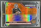 2025 Topps Finest Jayden Daniels Orange Refractor Moments Auto #/25 Commanders