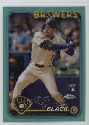 2024 Topps Chrome Update Aqua Refractor /199 Tyler Black #USC174 Rookie RC 6q5