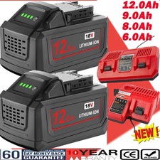 Charger/ Battery For Milwaukee for M18 18V 8.0Ah Extended Lithium 48-11-1880