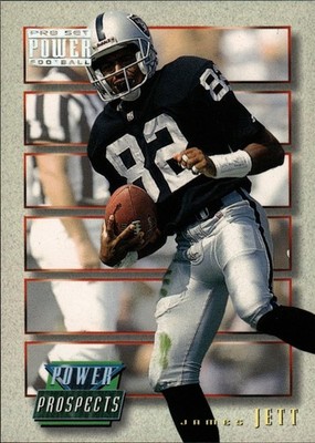 1993 Pro Set Power Prospects - James Jett #PP20 - Raiders