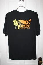 Converse CREATE YOUR WORLD Adult's 2XL Spray Can Graffiti Art Black T-shirt