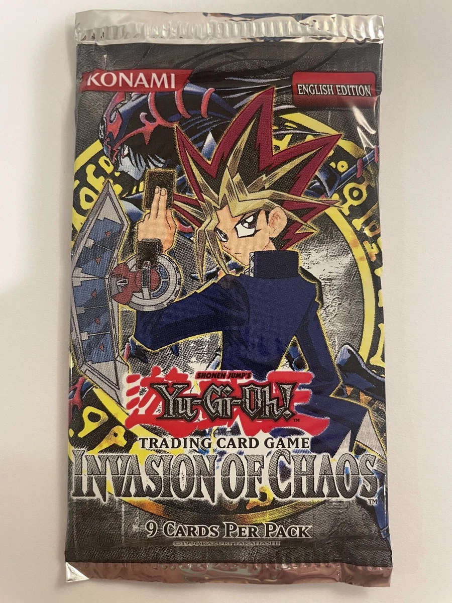 遊戯王 INVASION OF CHAOS 旧アジア版 1st 未開封 パック Yu-Gi-Oh! TCG Invasion of Chaos Sealed Collectible Card Game Packs