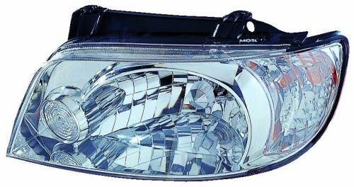 ABAKUS Left Main Headlight 221-1127L-LD-EM for Hyundai H4 P43t Glass Clear