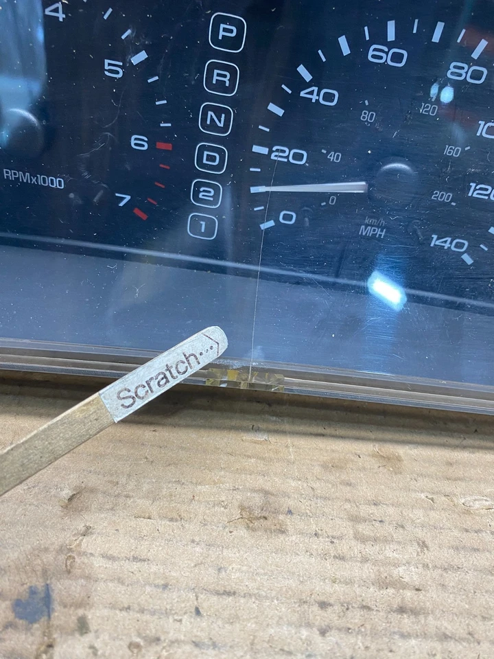 1997 to 1998 Lincoln Mark VIII Speedometer Gauge Cluster r2461 DG - Image 2 of 4