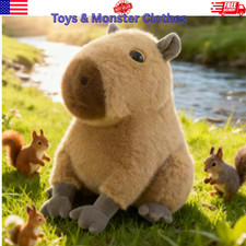Cute Capybara Plush Toy Soft Stuffed Animal Kawaii Rodent Doll Gift