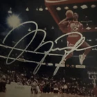 Michael Jordan Chicago Bulls Original Signed Basketball Photo (No COA).