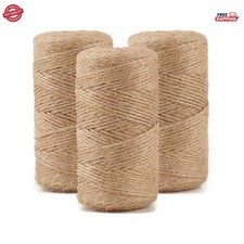 Jute Twine 984 Ft 3 Ply Natural Hemp String Gift Wrap Gardening Crafts