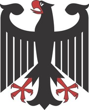 28  Bundeswapp Germany Flag Eagle Coat Of Arms German Sticker Graphic Decals
