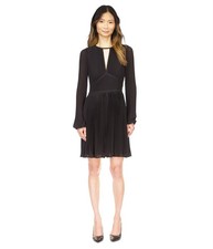 Michael Kors Womens Pleated Mini Dress