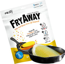 Pan Fry Oil Solidifier 10-Pack, 40 Packets, 5 Gallons, Made in USA