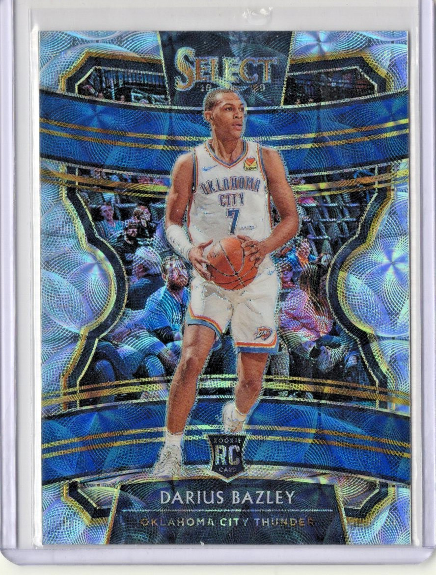 Darius Bazley 2019-20 Panini Select Concourse Scope Prizm RC #80 NBA Thunder