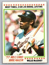 1978 Topps #3 Willie McCovey
