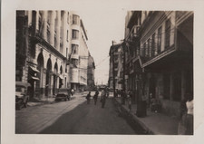 WW2 Era Photo Street Scene Civilians On