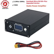 Upgraded HamGeek Micro PA100 Plus HF QRP SW Radio Amplifier 100W 3.5-30MHz