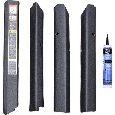 AMSS4150 Qwik Fit Corner Post Kit, Black Vinyl