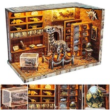 3D Wooden Puzzles For Adults, DIY Miniature Dollh UK Book Noo Kit ouse, N1S9