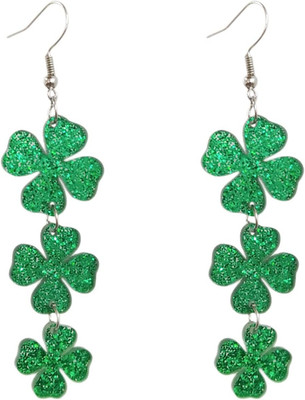 ROSTIVO Shamrock Earrings for Women St. Patrick'S Day Earrings Clover Dangle Ear