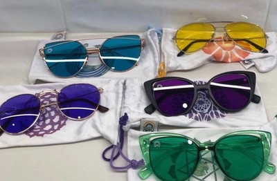 Rainbow Optix Colored-lenses Glasses (5) NEVER BEEN WORN