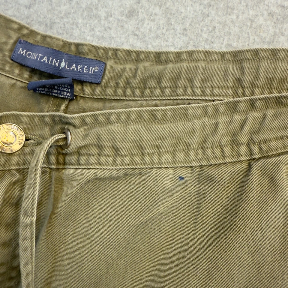 Pantalones Cortos Mountain Lake Para Mujer 20 Verde Cargo Corp Core Exterior Algodón Foto 3 de 4