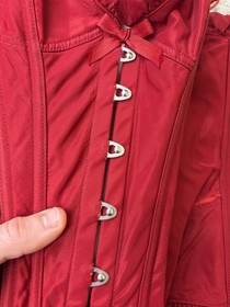 Agent Provocateur Red Lace Corset small AB