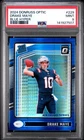 2024 PANINI DONRUSS OPTIC BLUE HYPER #229 DRAKE MAYE ROOKIE RC PSA 9