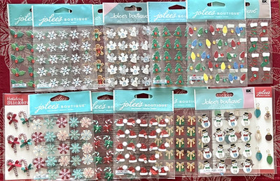 YOU CHOOSE - CHRISTMAS JOLEE'S REPEAT 3D Stickers - SOME RARE