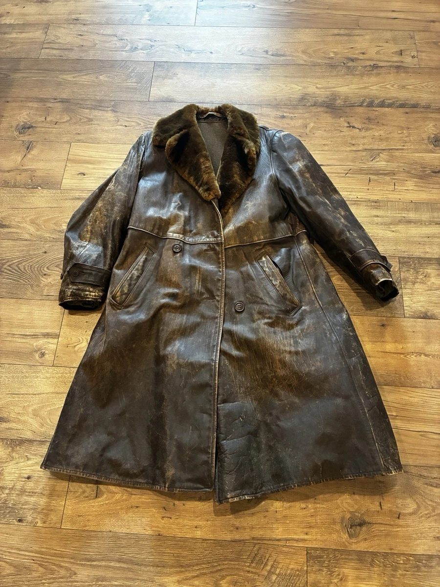 Lamb Leather Vintage Outerwear Coats & Jackets for Men for sale | eBay
