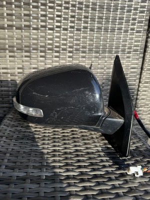 Mitsubishi Outlander MK2 driver side right power fold wing mirror Black *8