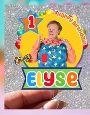 Mr tumble theme Cake Topper personalised name age boys girls Birthday