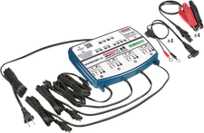 Tecmate 2 Duo Bronze Series Battery Charger 4 Bank #TM-575