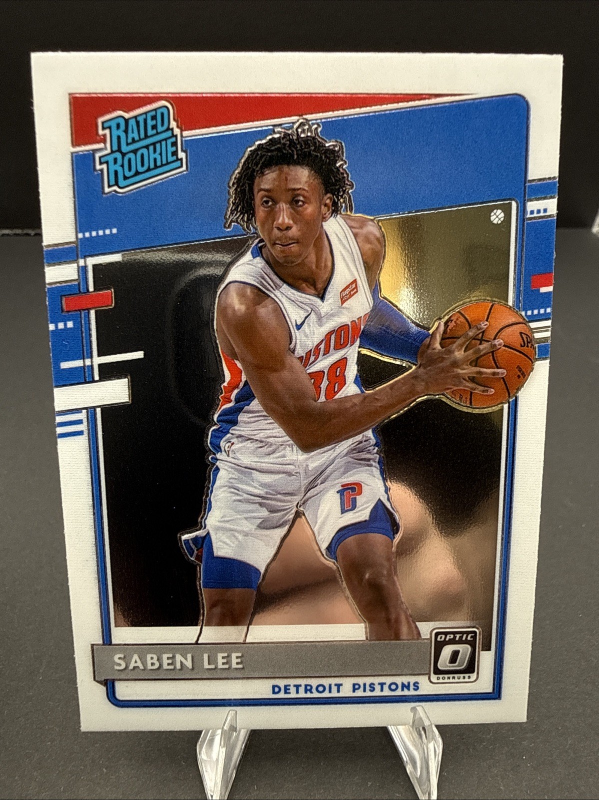 Saben Lee #191 Donruss Optic NBA Basketball 2020-21 Detroit Pistons