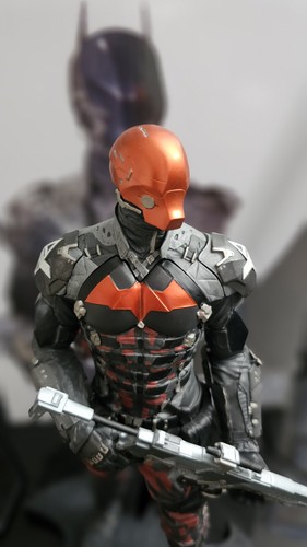 DC Comics Collectibles Batman Arkham Knight Red Hood Statue Asylum City Origins - Picture 11 of 17