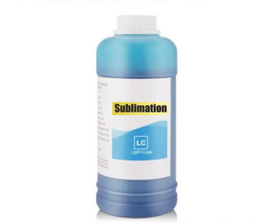   500 ml SUBLIMATIONSTINTE LIGHT-CYAN für Epson, Mimaki, Roland, Mutoh...