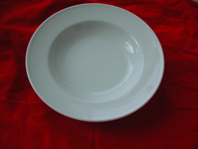 6 Schönwald Teller tief weiß 23 cm Form 98 - Dibbern Form 