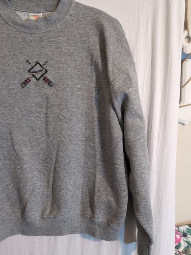 Felpa girocollo vintage anni 80 XL FOTL outdoor tema nativi americani - Foto 2 di 6