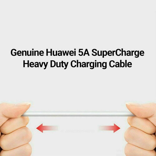 Genuine 5A Type C USB Fast Charging Charger Data Cable Huawei P20 P30 Pro Lite - Picture 6 of 8