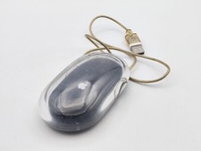 Apple Mac Pro Mouse M5769 Black/Clear USB Wired Optical Mouse iMac TESTED