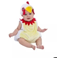 Baby Toddler Rooster Chicken 2 Piece Costume Spirit Halloween NWT
