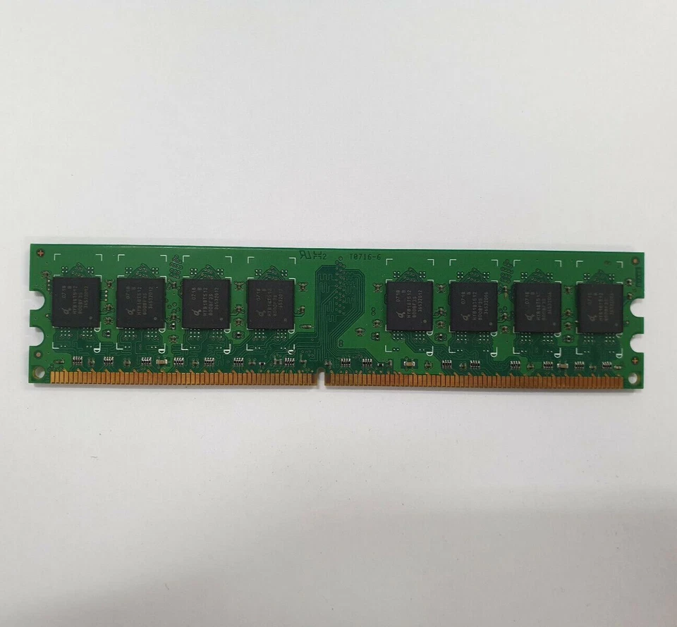 Infineon 1GB DDR2 RAM PC2-5300 667MHz non-ECC Unbuffered CL5 HYS64T128020HU-3S-B - Image 2 of 2