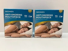 NEOMEN Anti-Snoring  - Bruxism Mouth Guard - FDA Approved - BPA Free Lot of 2