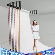 Wall Mount Backdrop Holder 4 Rollers Photography Background Support System New