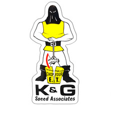 K & G SPEED ASSOCIATES Vintage Sticker