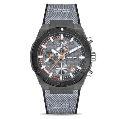 Ducati Corse Grey Locman Steel Men's Chronograph - DTWGO0001202