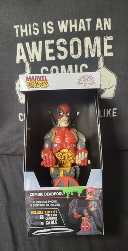 Marvel Zombies - Zombie Deadpool Phone & Controller Holder & USB Cable