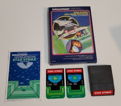 Star Strike (Intellivision, 1981) Mattel Electronics Intellivision CIB Tandy
