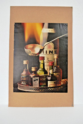 Vintage Hine French Cognac Champagne Brandy Advertising Print Litho Distillery''