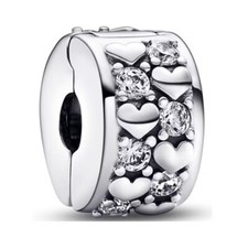 NEW Authentic Pandora 925 Silver Shining Love...