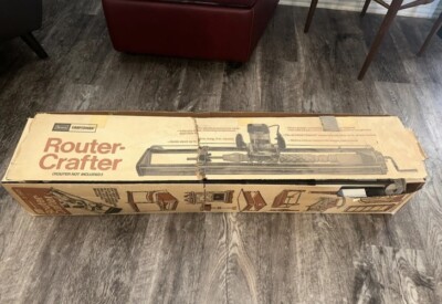 Sears Craftsman Router Crafter 720.25250 Carver Table Legs Wood Tool Vintage NOS