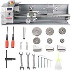 New ListingVevor Metal Lathe Machines 1100W 220 x 750Mm Variable Speed Led Brushless Tool