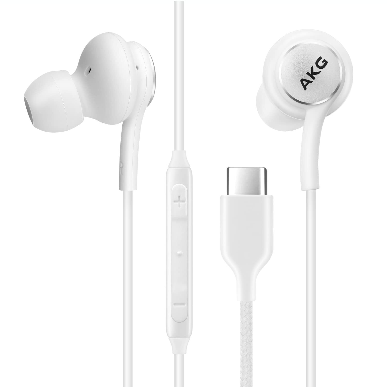 UrbanX OEM 2021 Type-C Stereo Headphones for Lenovo Tab P12 Pro with Braided Cable